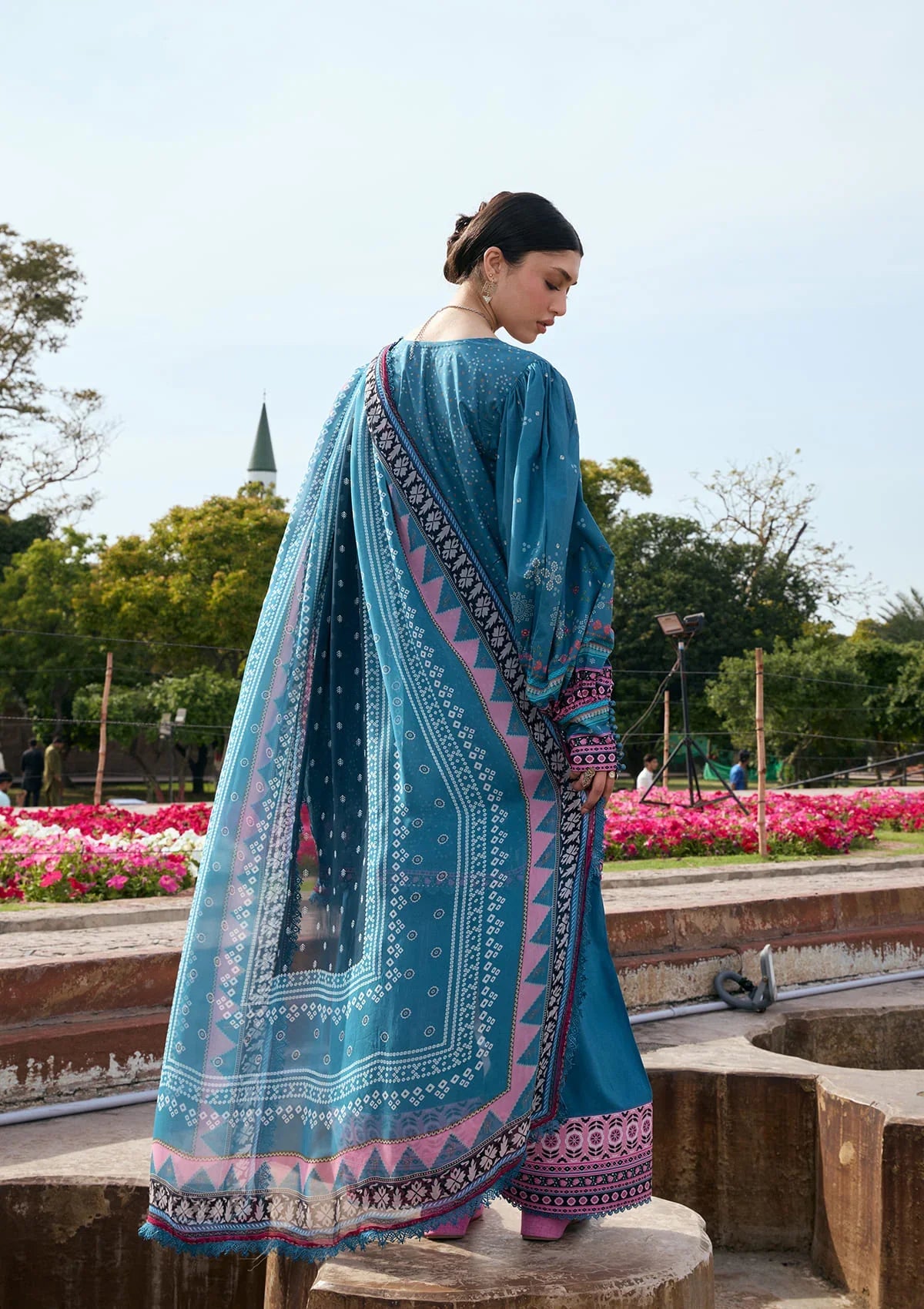 KAHF AANGAN PRINT CHIFFON KPS-4A