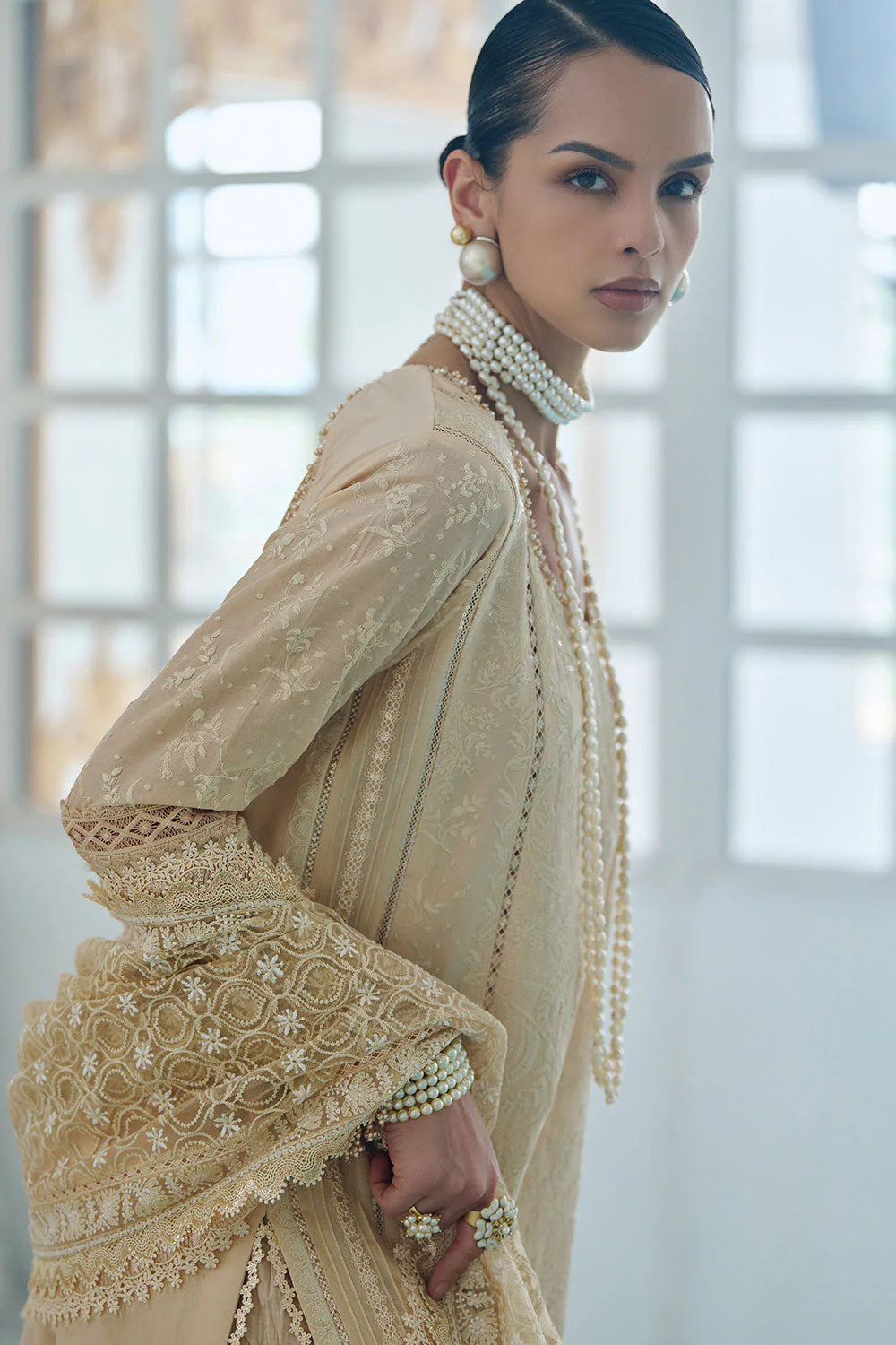 STITCHED BY CC SOBIA NAZIR LUXURY LAWN D-3A 3PC