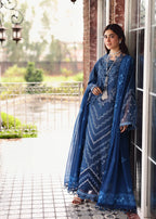 SARDINIA EMBROIDERED LAWN EID TERRACE BLUE