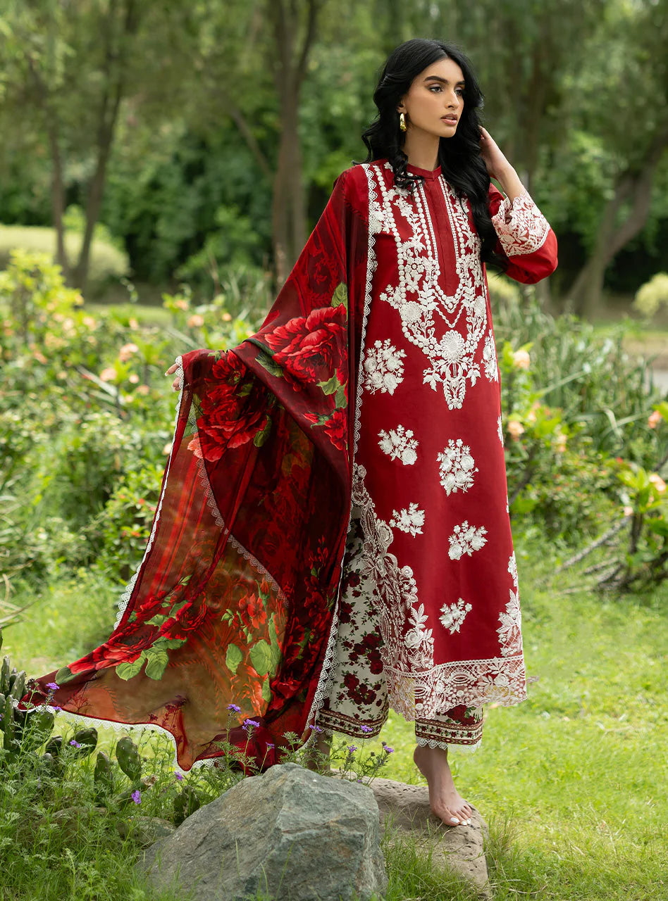 STITCHED BY CC ZAINAB CHOTTANI LUXE LAWN D-05 3PC