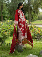 STITCHED BY CC ZAINAB CHOTTANI LUXE LAWN D-05 3PC