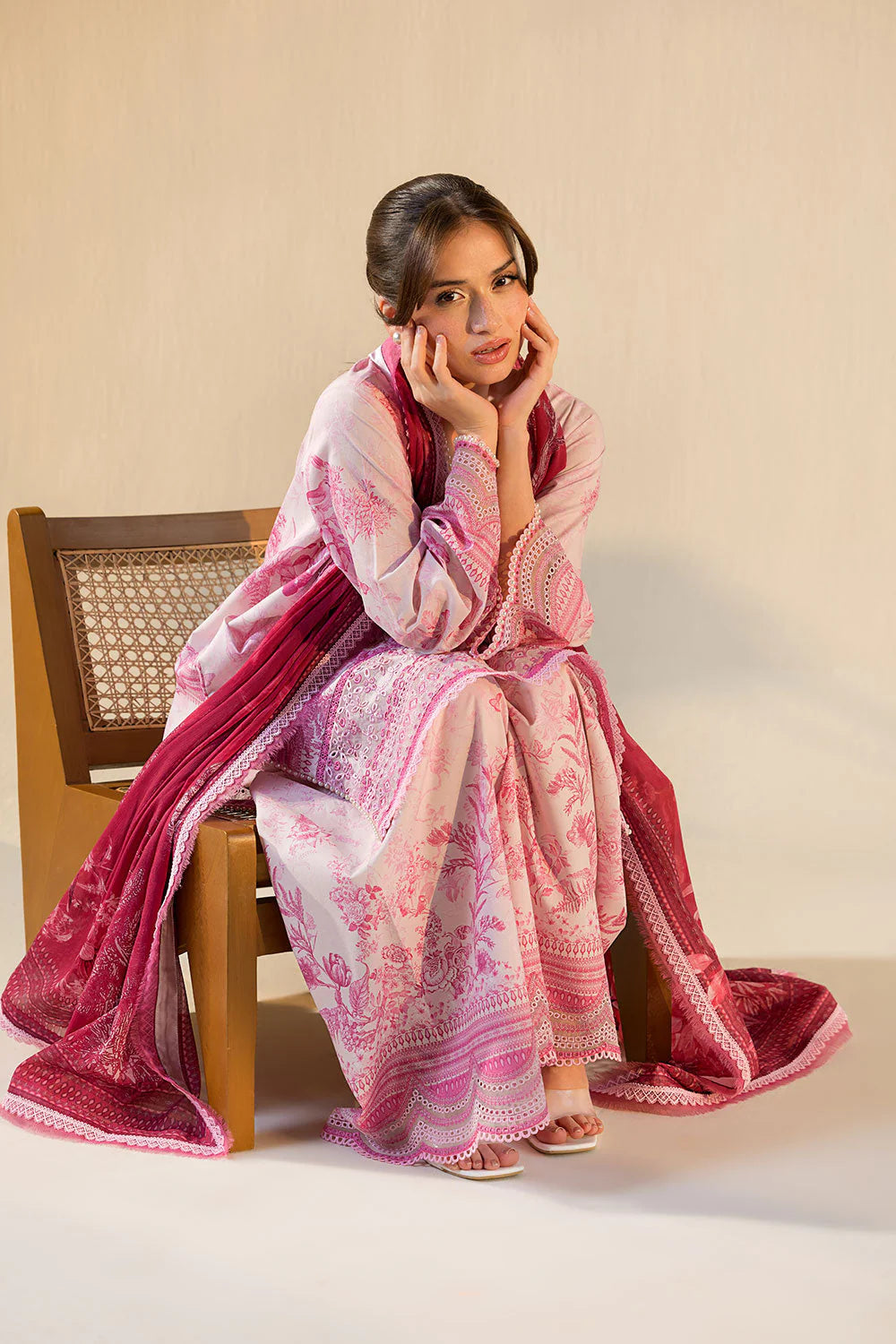 SOBIA NAZIR VITAL UNSTITCHED LAWN VT26-3A