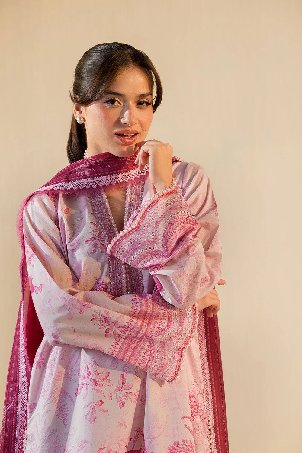 SOBIA NAZIR VITAL UNSTITCHED LAWN VT26-3A