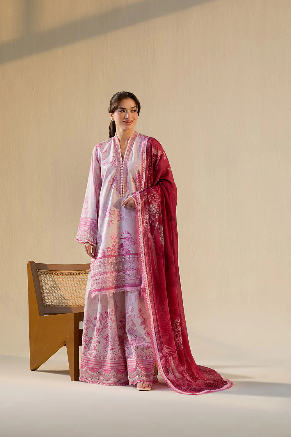 SOBIA NAZIR VITAL UNSTITCHED LAWN VT26-3A