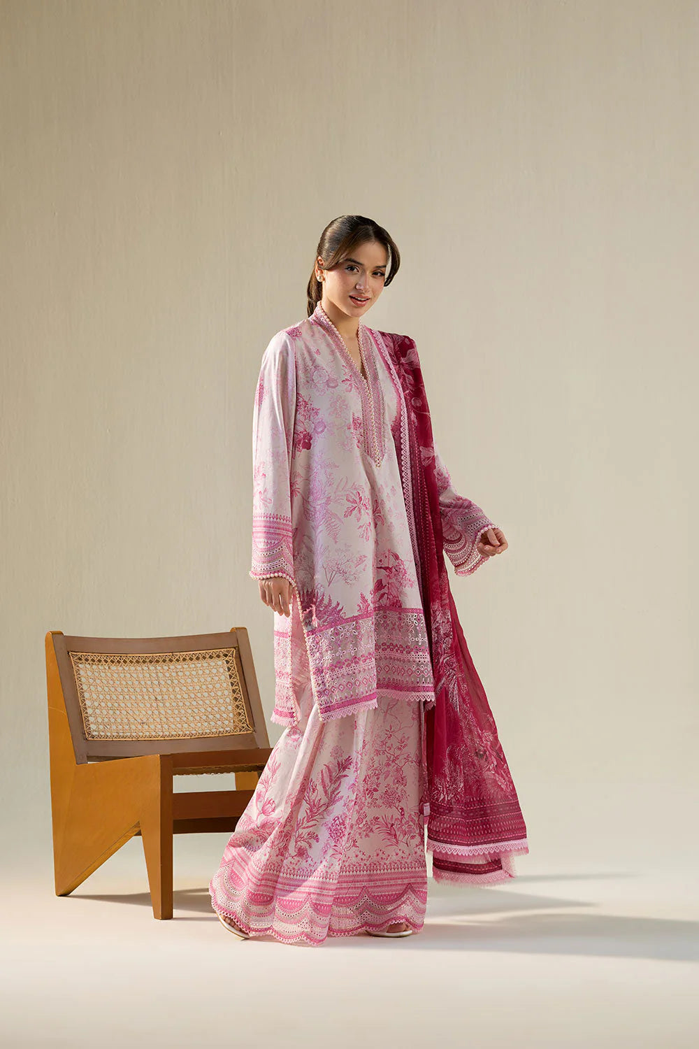 SOBIA NAZIR VITAL UNSTITCHED LAWN VT26-3A