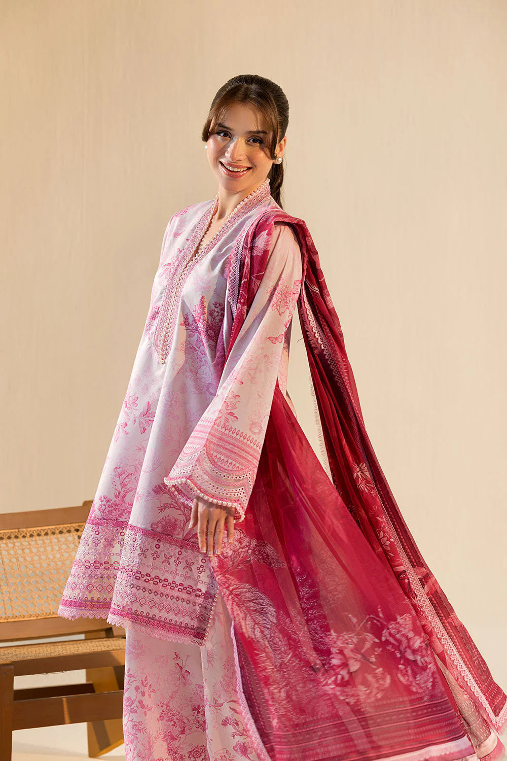 SOBIA NAZIR VITAL UNSTITCHED LAWN VT26-3A