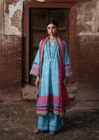 KAHF AANGAN PRINT CHIFFON KPS-7B