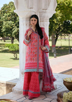 KAHF AANGAN PRINT CHIFFON KPS-3A