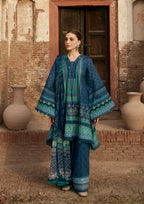 KAHF AANGAN PRINT CHIFFON KPS-1B