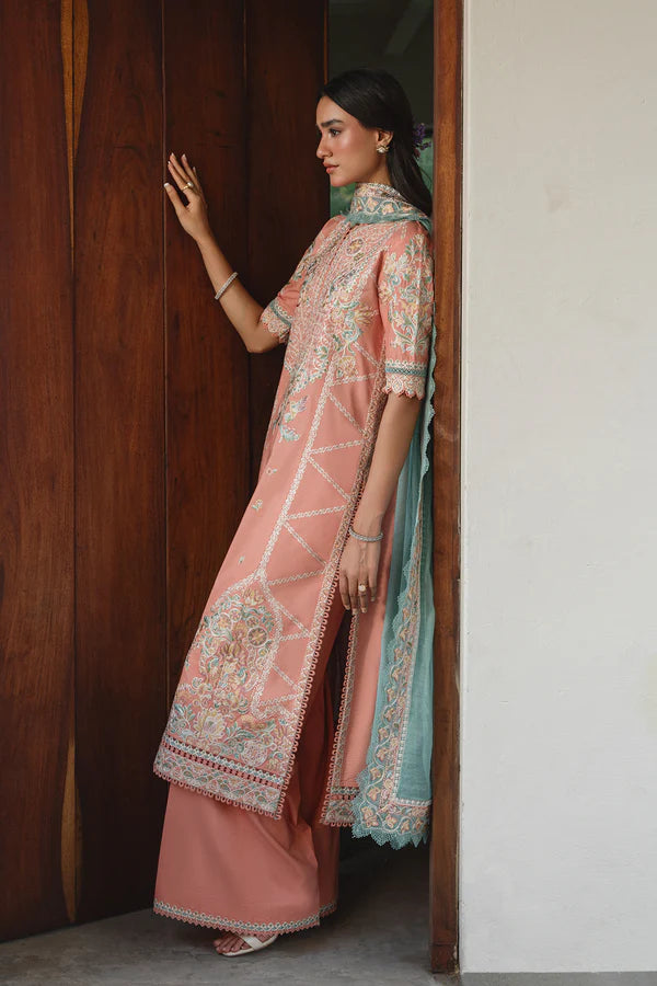 AYZEL WHISPERS  EMBROIDERED LAWN DOVE