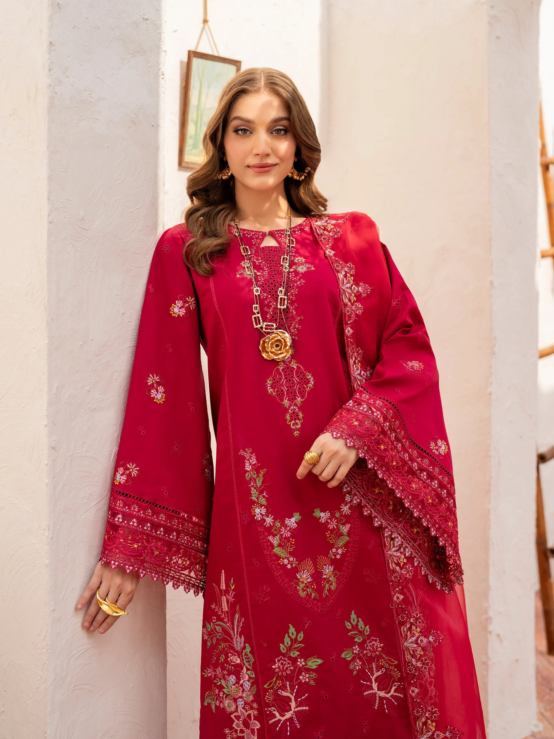 STITCHED BY CC CANARY GARNET 3PC