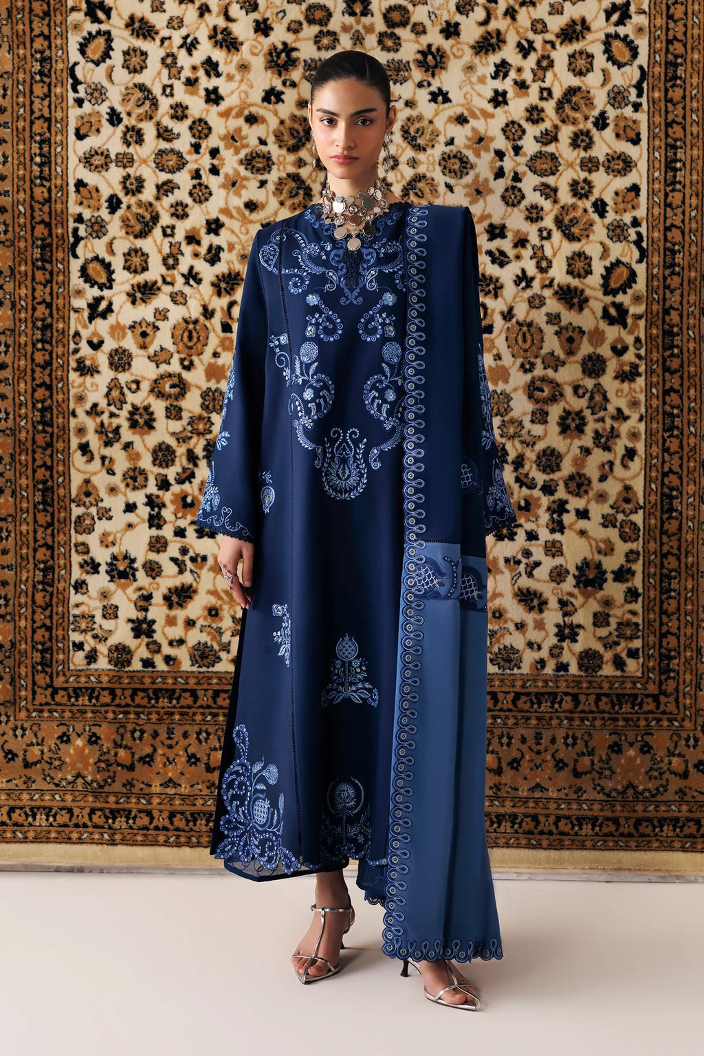 QALAMKAR QLINE LINEN SERAN