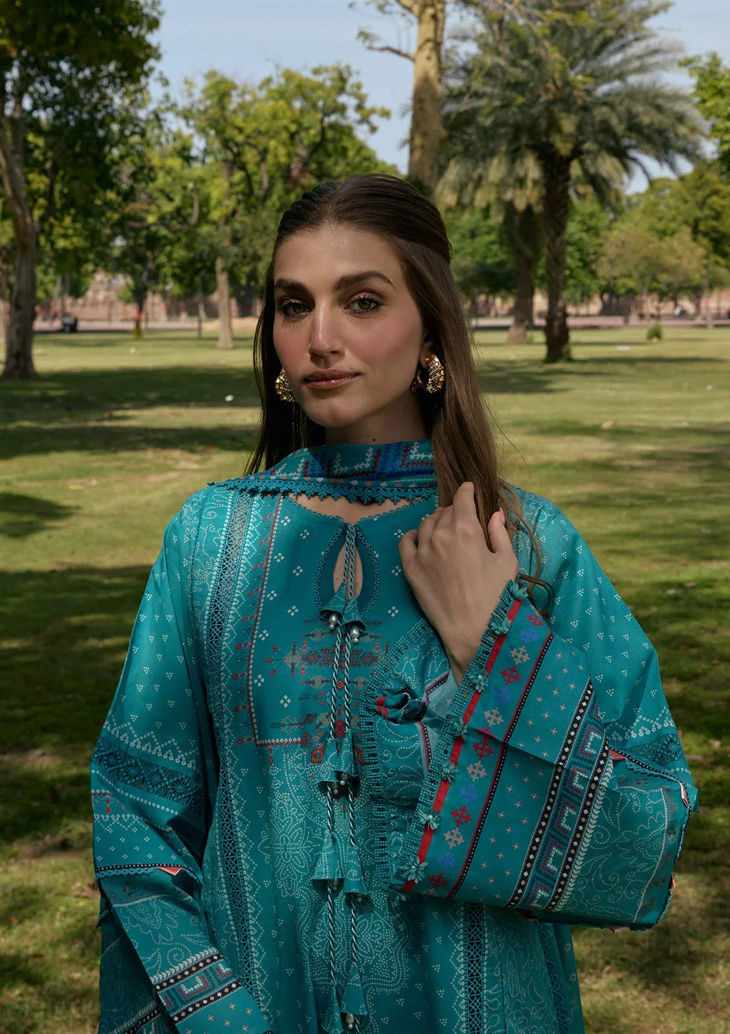 KAHF AANGAN PRINT CHIFFON KPS-5B