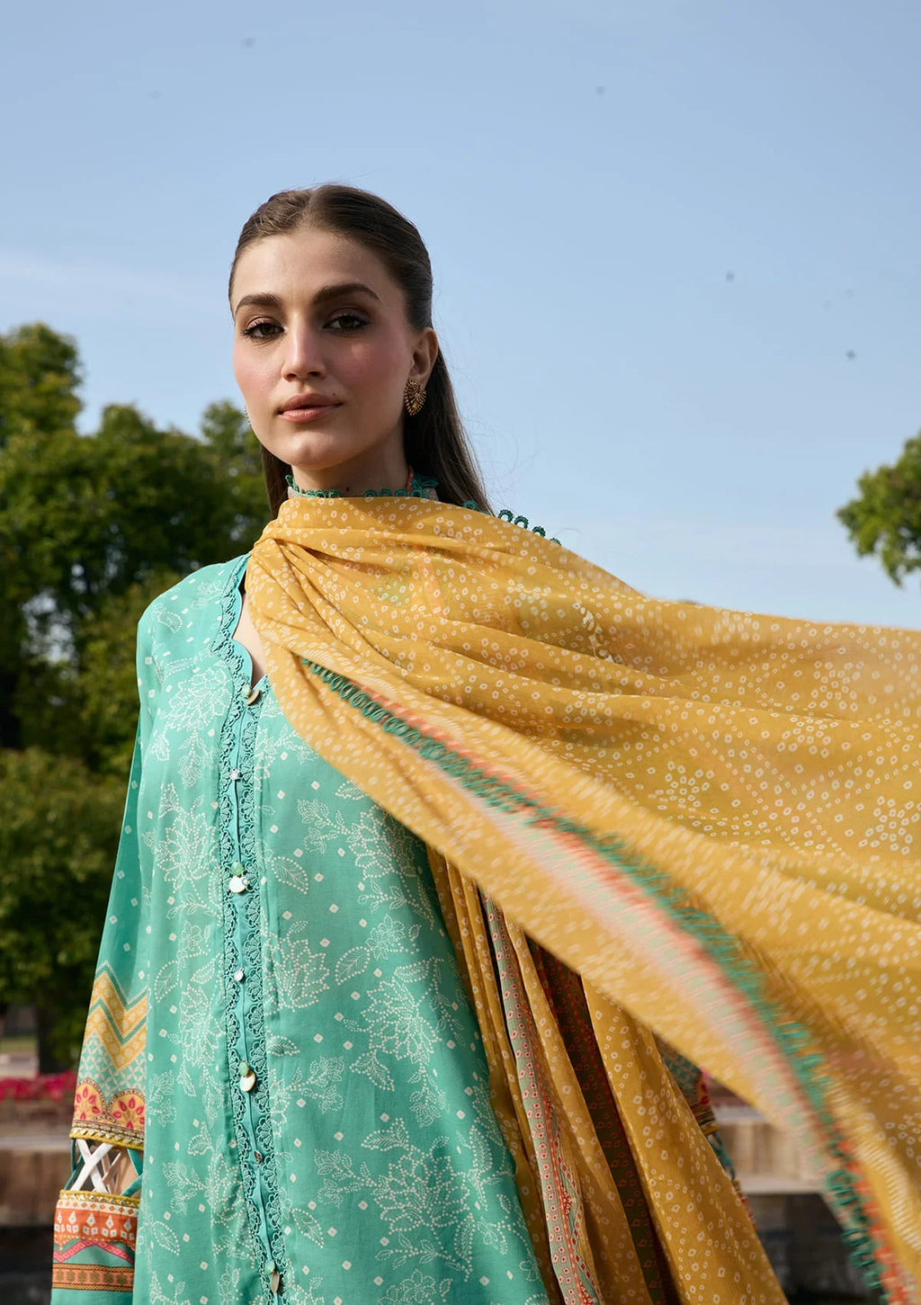 KAHF AANGAN PRINT CHIFFON KPS-7A