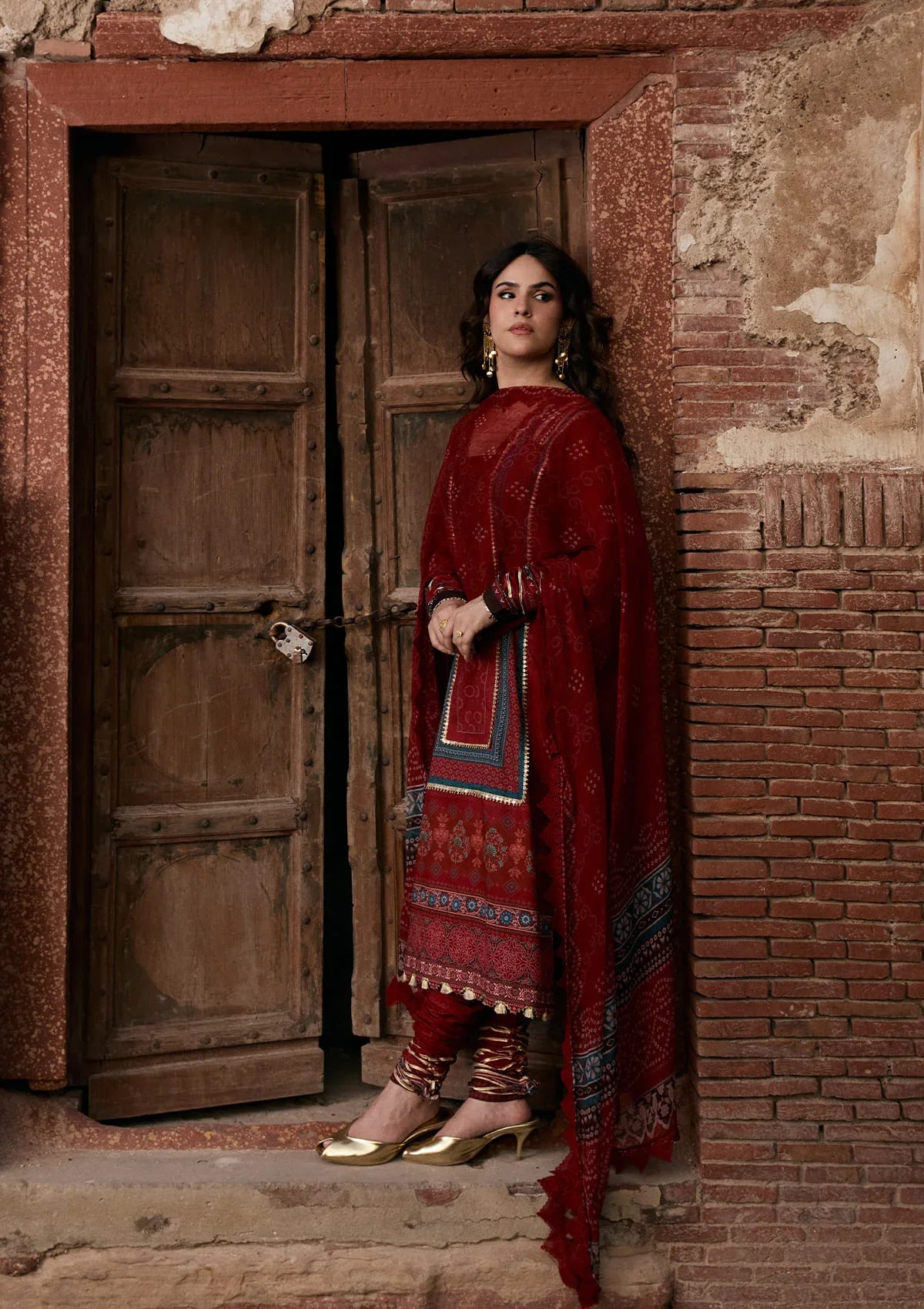 KAHF AANGAN PRINT CHIFFON KPS-1A