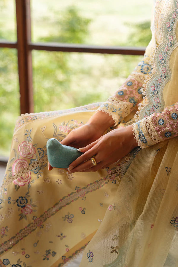 AYZEL WHISPERS  EMBROIDERED LAWN FROST