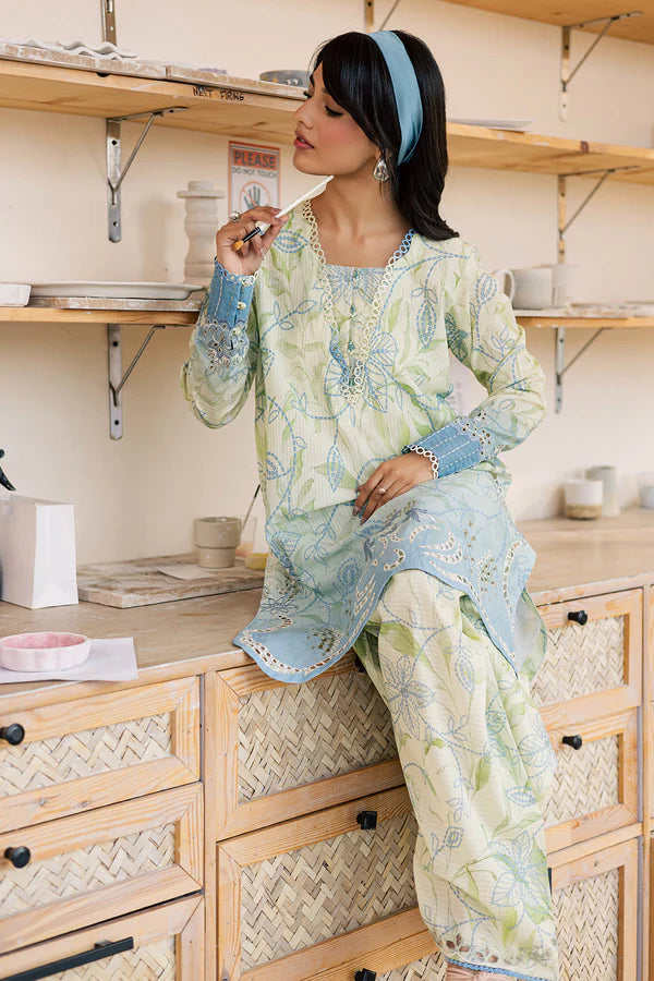 NUREH BALLERINA PRINTED CHIKANKARI NU2-195