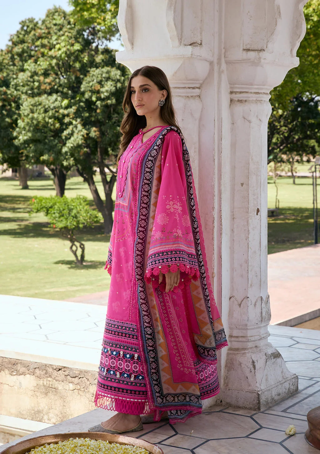 KAHF AANGAN PRINT CHIFFON KPS-4B
