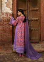 KAHF AANGAN PRINT CHIFFON KPS-3B