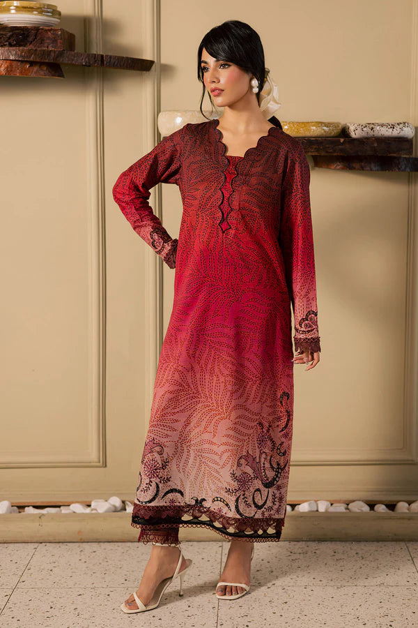 NUREH BALLERINA PRINTED CHIKANKARI NU2-198