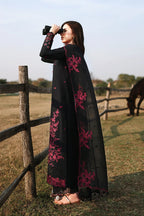 AZURE LUXURY LAWN EID BLACK CHERRY