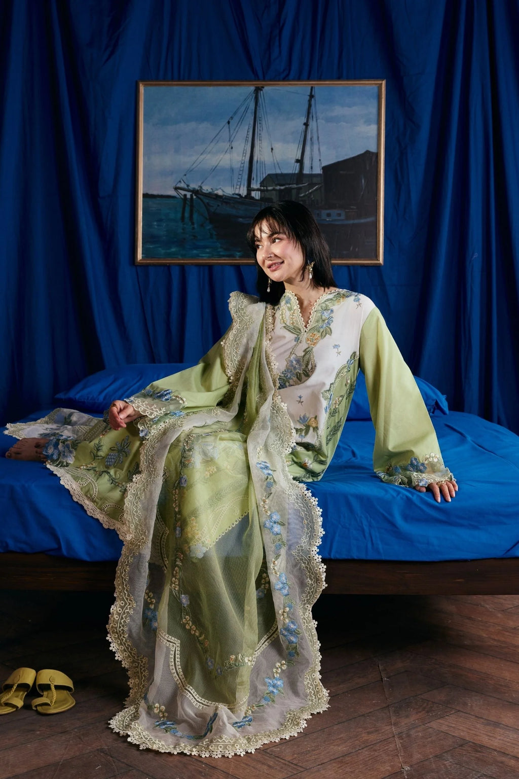 MARYAM HUSSAIN LUXURY LAWN DIMPLE
