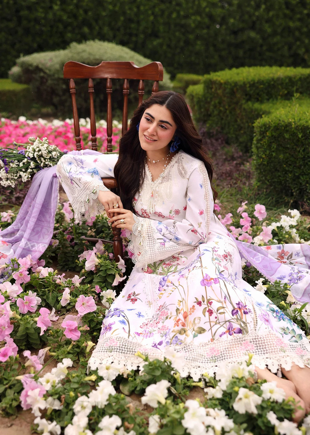 SARDINIA EMBROIDERED LAWN EID LAVENDER CLOUDS