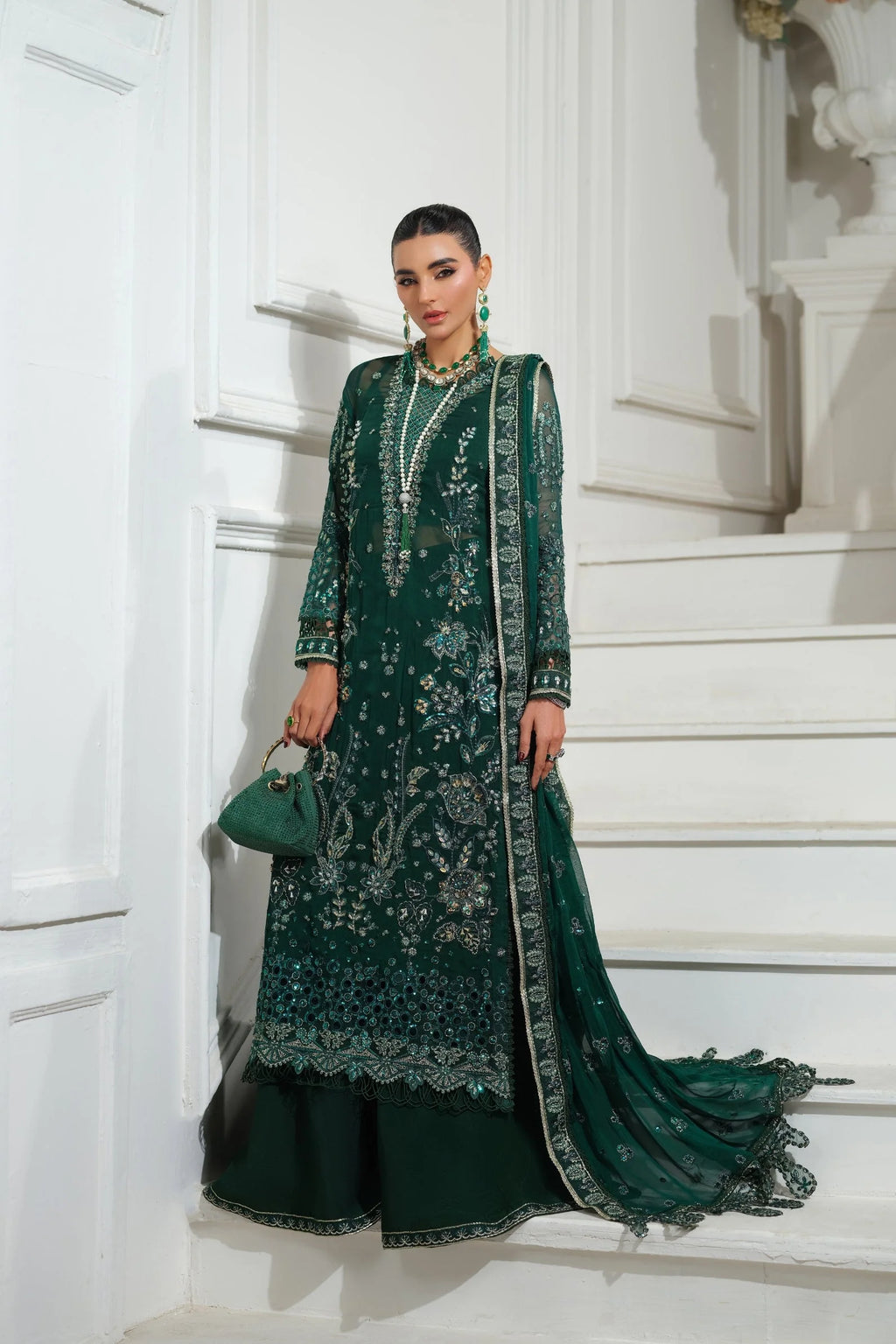 MARYAM HUSSAIN MEER EMBROIDERED CHIFFON JUHI