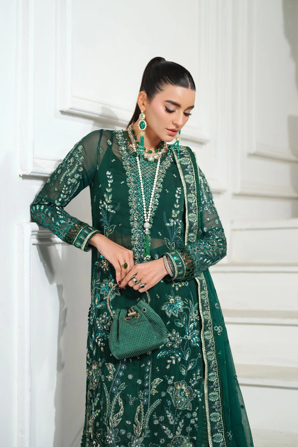 MARYAM HUSSAIN MEER EMBROIDERED CHIFFON JUHI