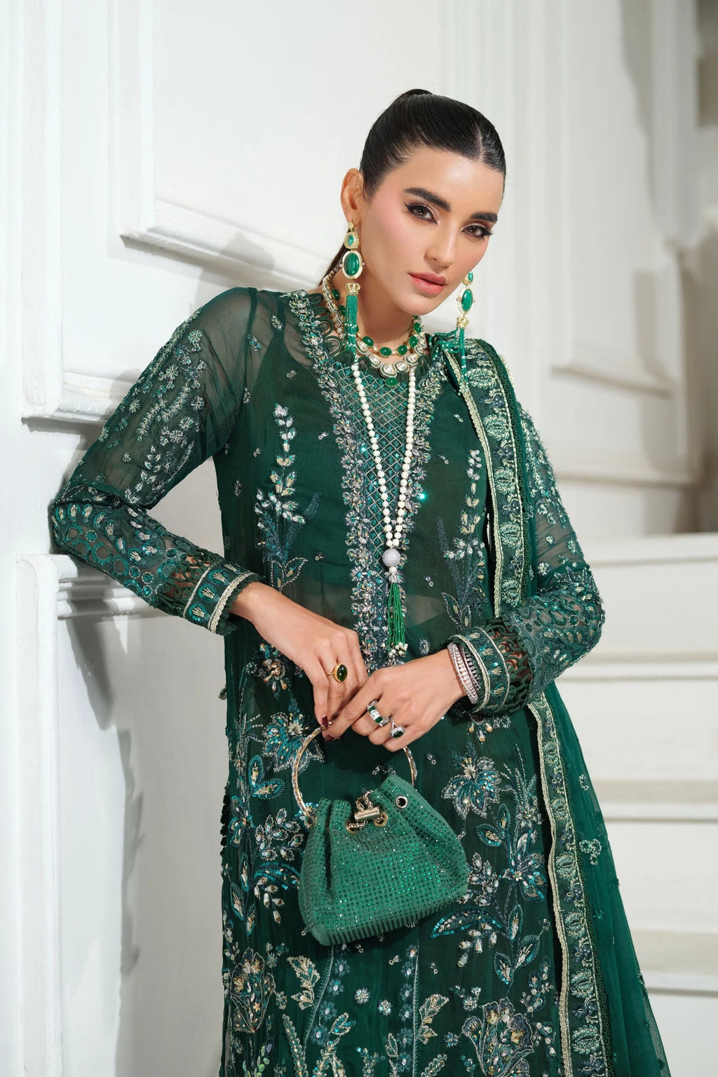 MARYAM HUSSAIN MEER EMBROIDERED CHIFFON JUHI