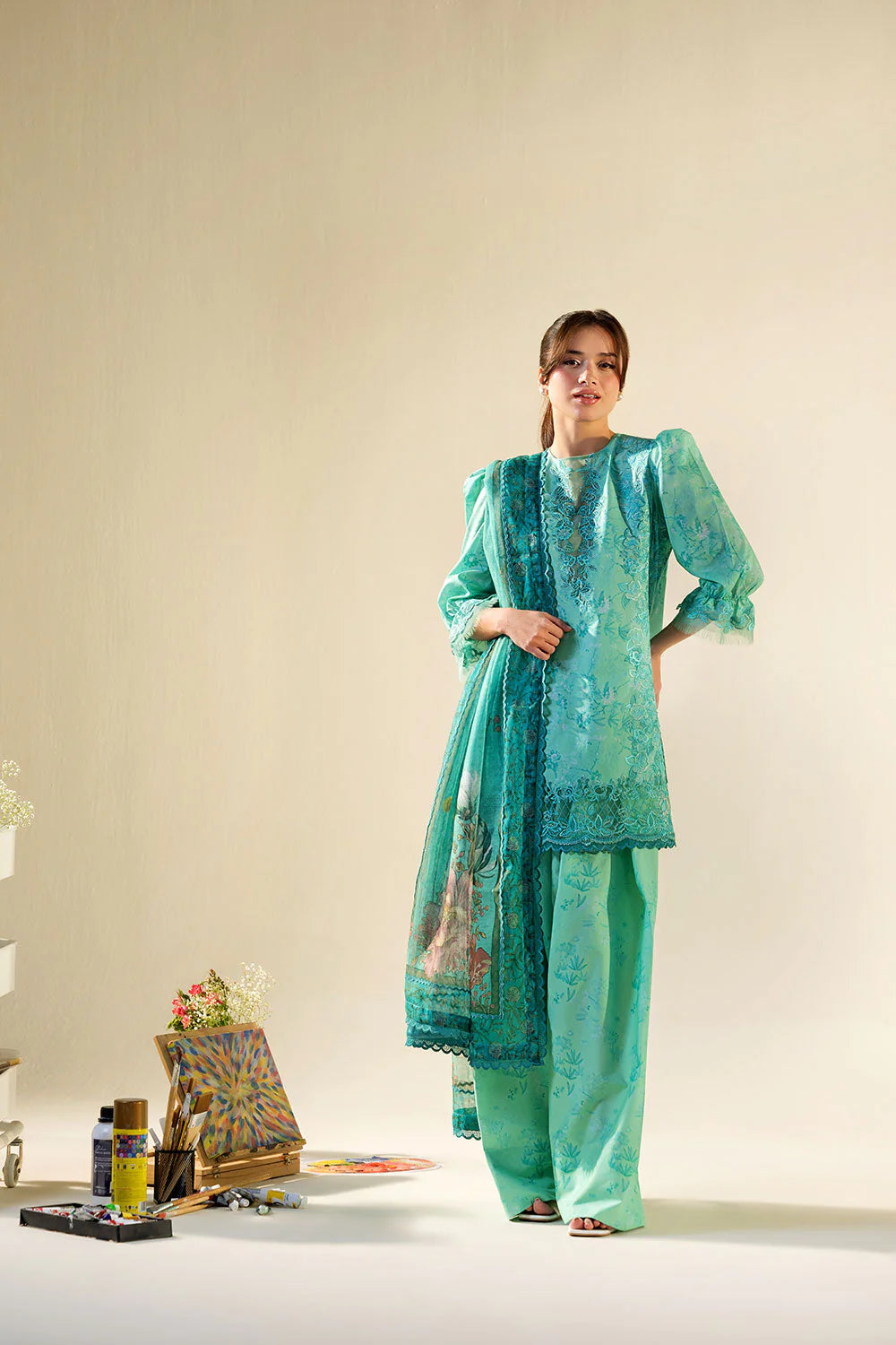 SOBIA NAZIR VITAL UNSTITCHED LAWN VT26-4B