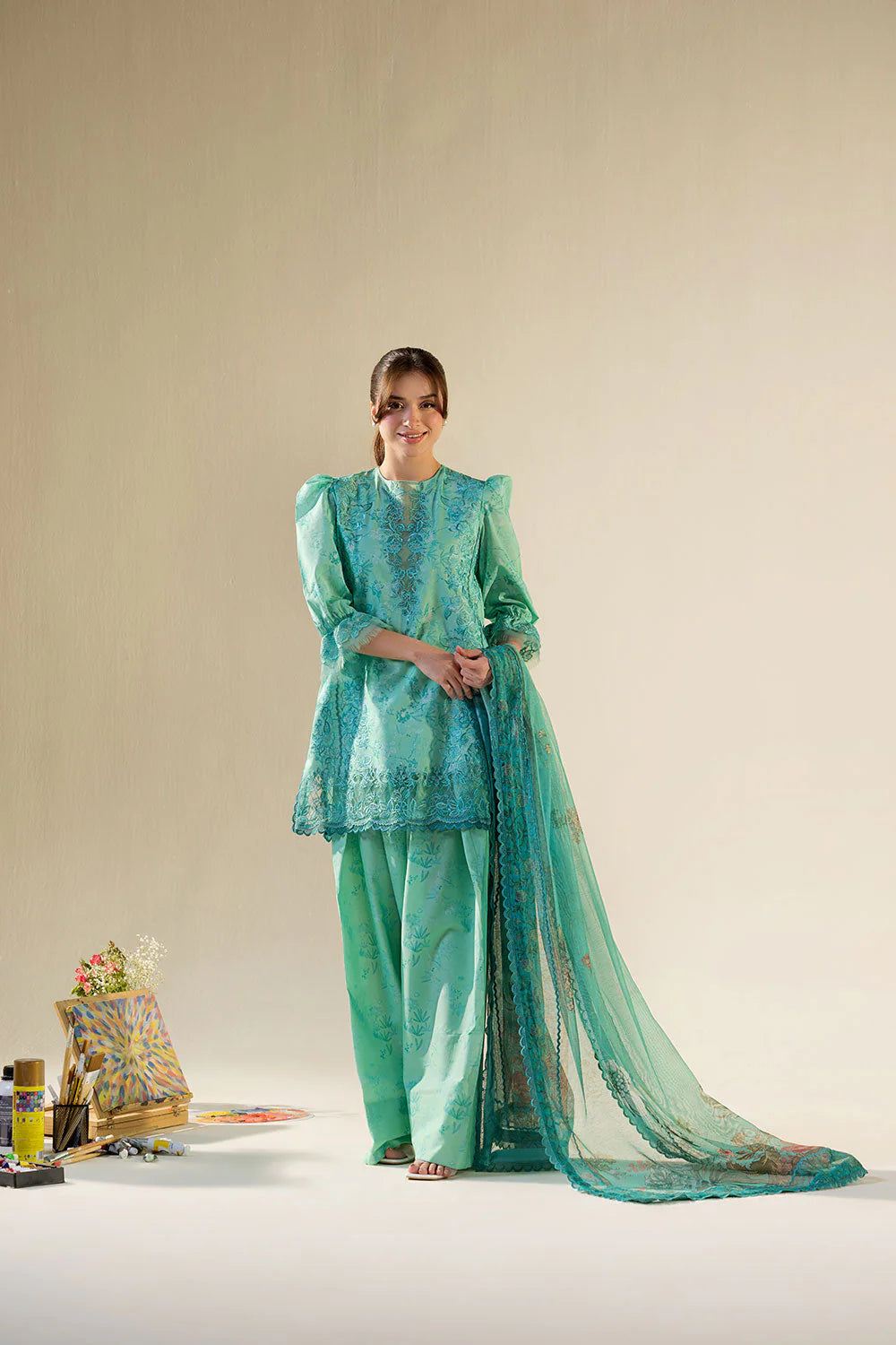 SOBIA NAZIR VITAL UNSTITCHED LAWN VT26-4B