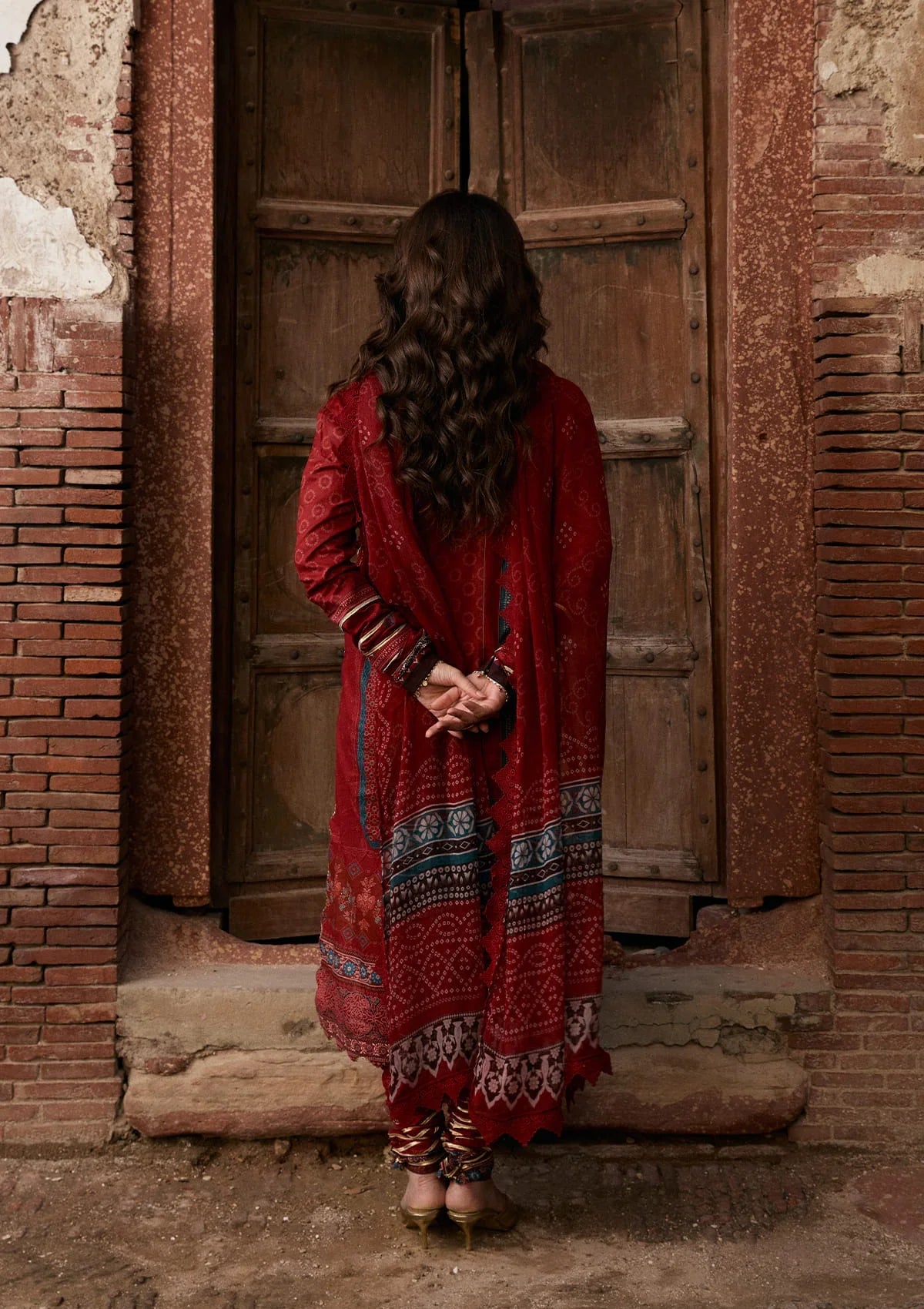 KAHF AANGAN PRINT CHIFFON KPS-1A