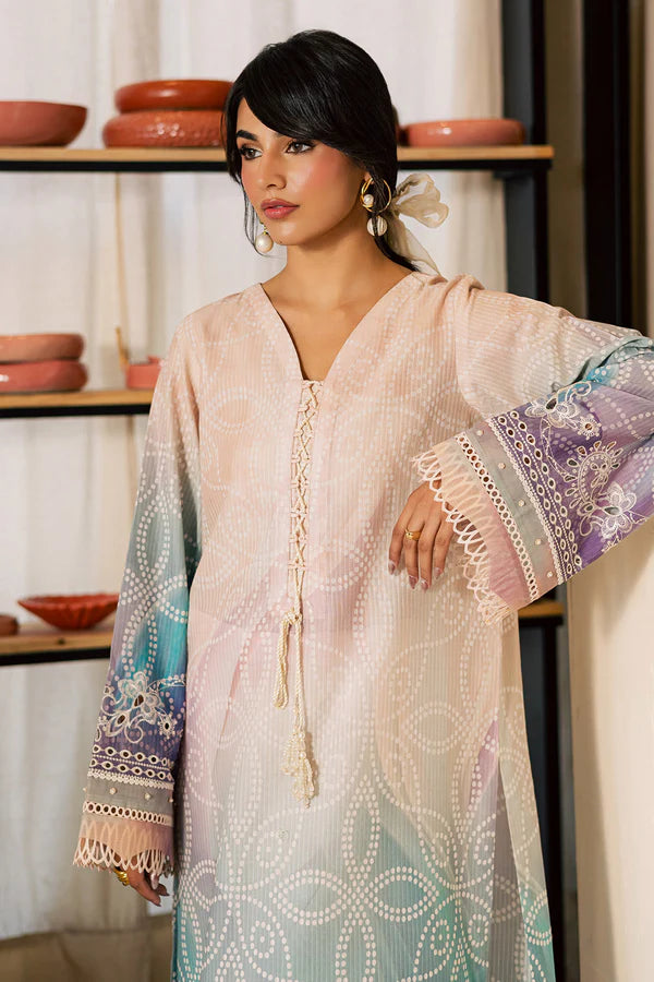 NUREH BALLERINA PRINTED CHIKANKARI NU2-200