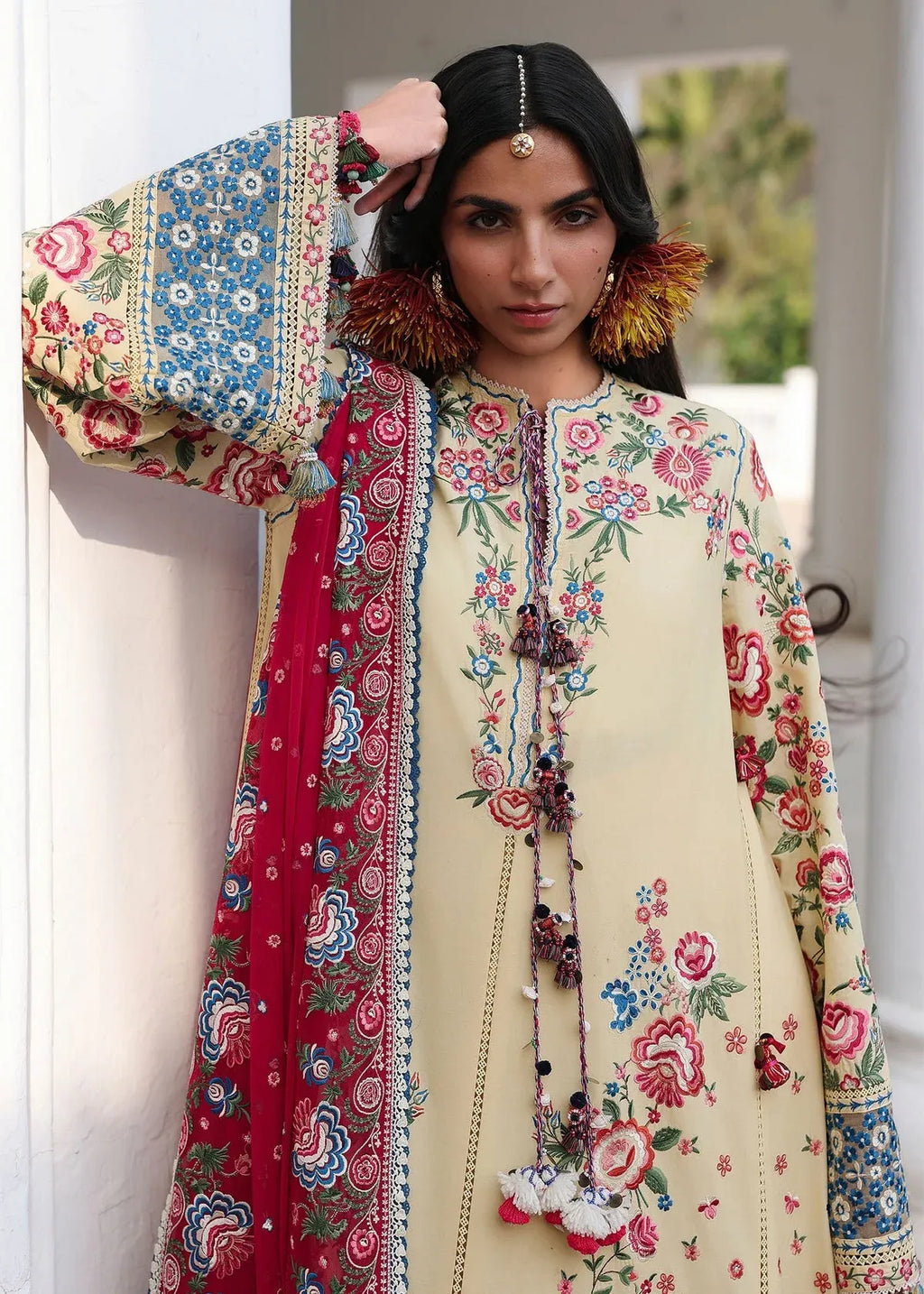 STITCHED BY CC HUSSAIN REHAR KALABAGH ZUBDAH 3PC