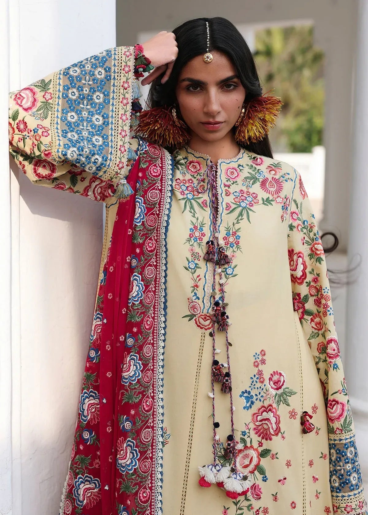 STITCHED BY CC HUSSAIN REHAR KALABAGH ZUBDAH 3PC