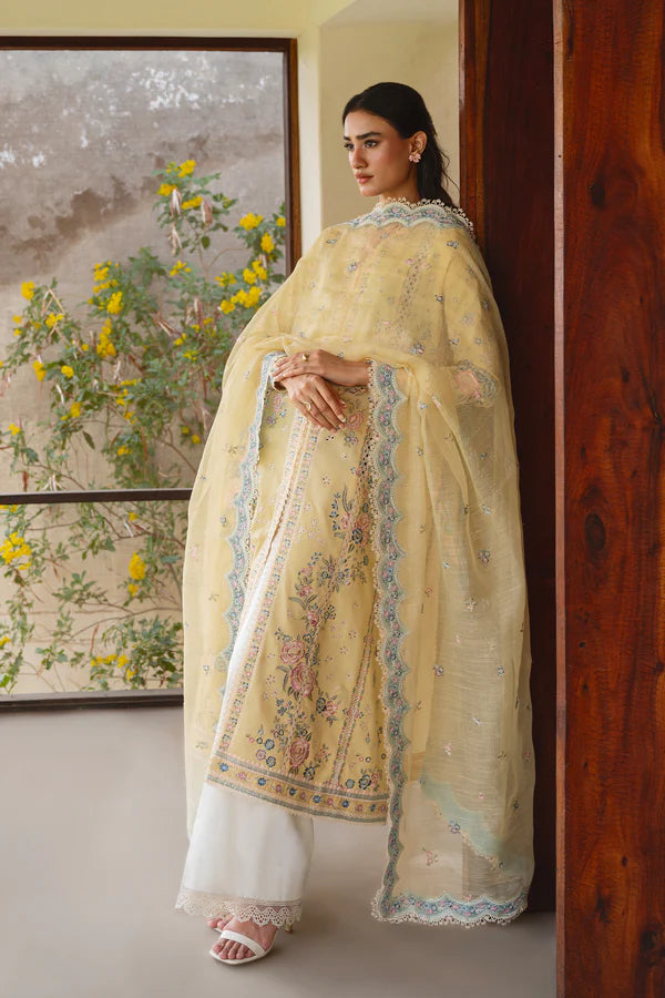 AYZEL WHISPERS  EMBROIDERED LAWN FROST