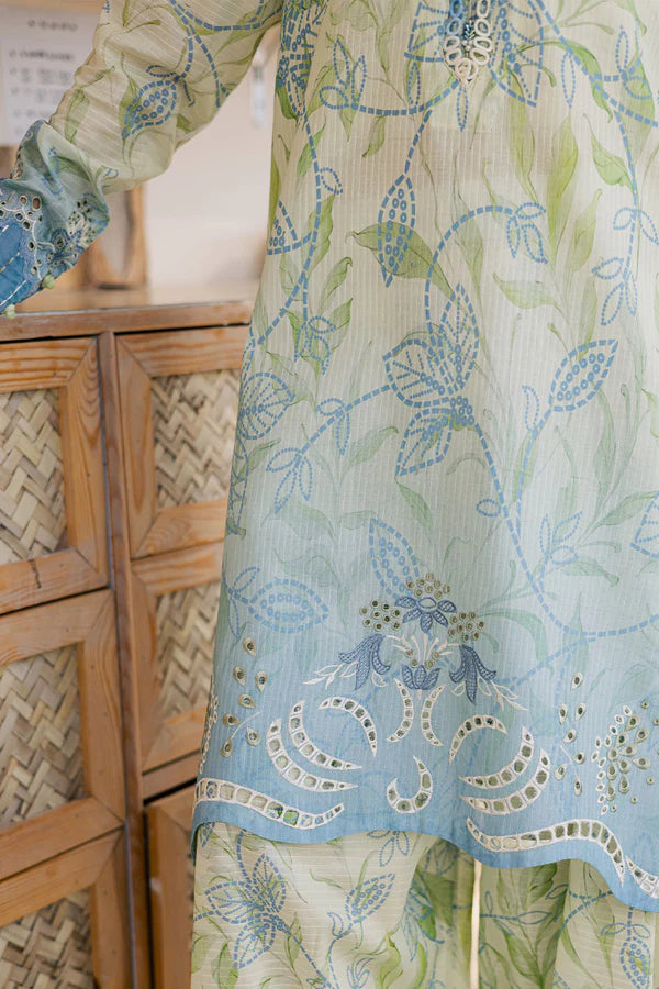NUREH BALLERINA PRINTED CHIKANKARI NU2-195