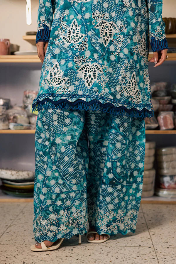 NUREH BALLERINA PRINTED CHIKANKARI NU2-196