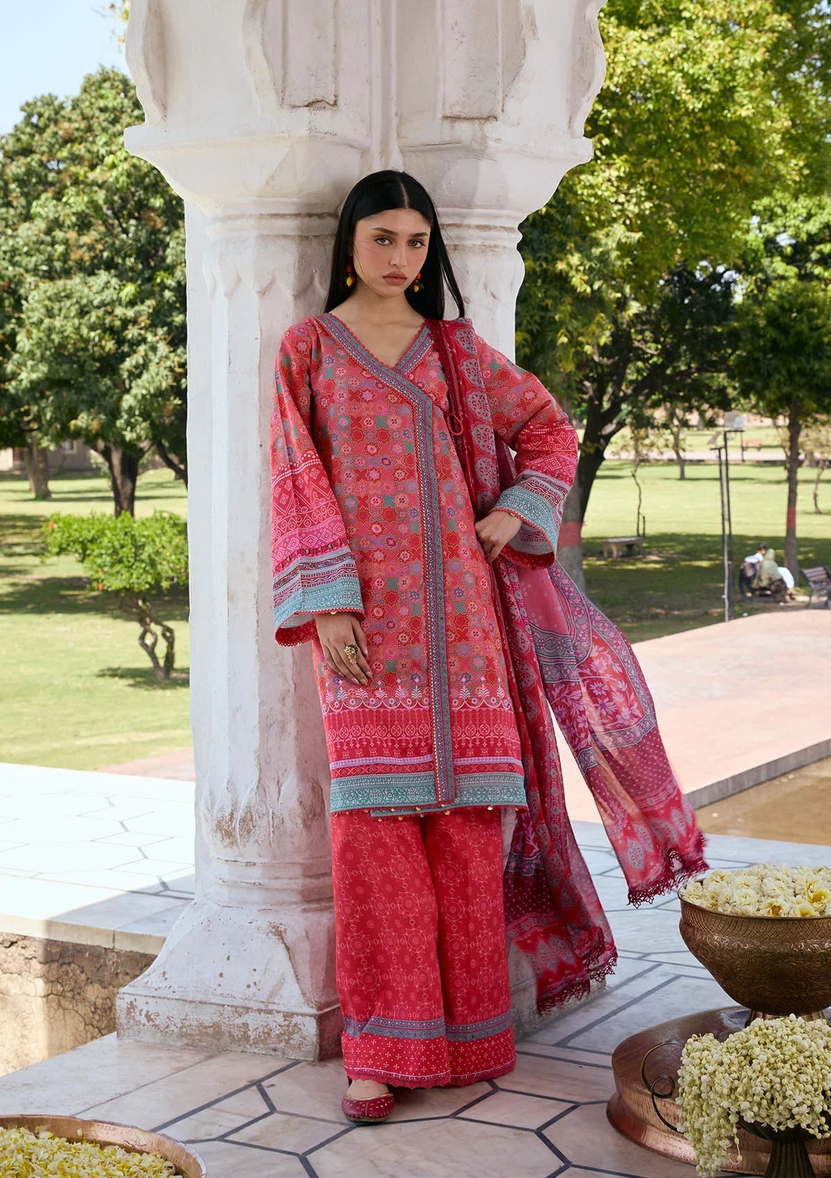 KAHF AANGAN PRINT CHIFFON KPS-3A