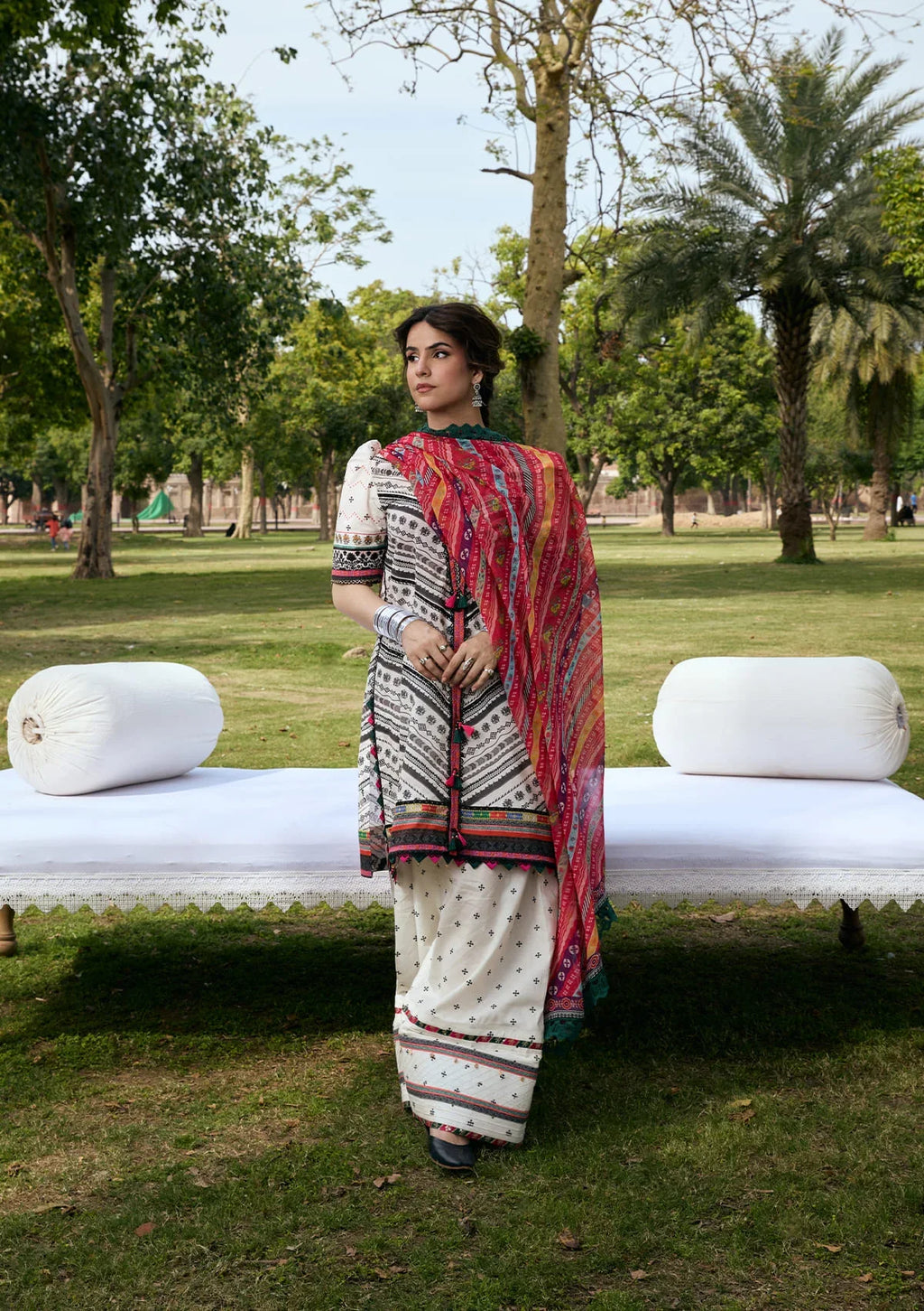 KAHF AANGAN PRINT CHIFFON KPS-2B