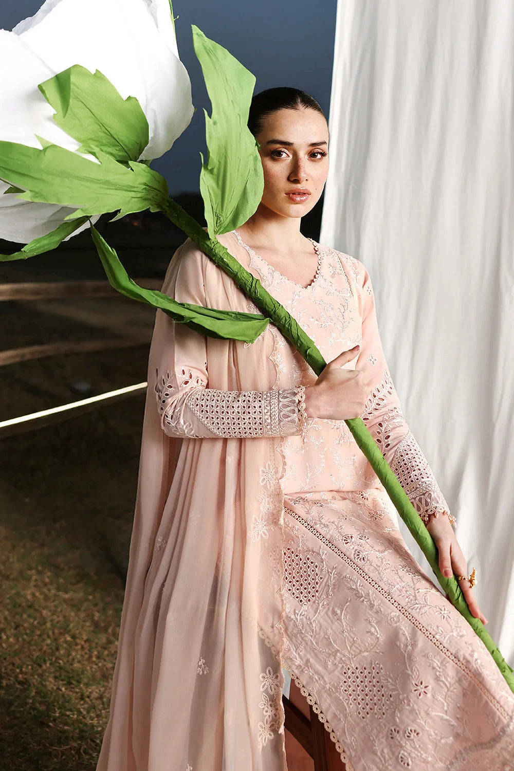 AZURE LUXURY LAWN EID PETALINE