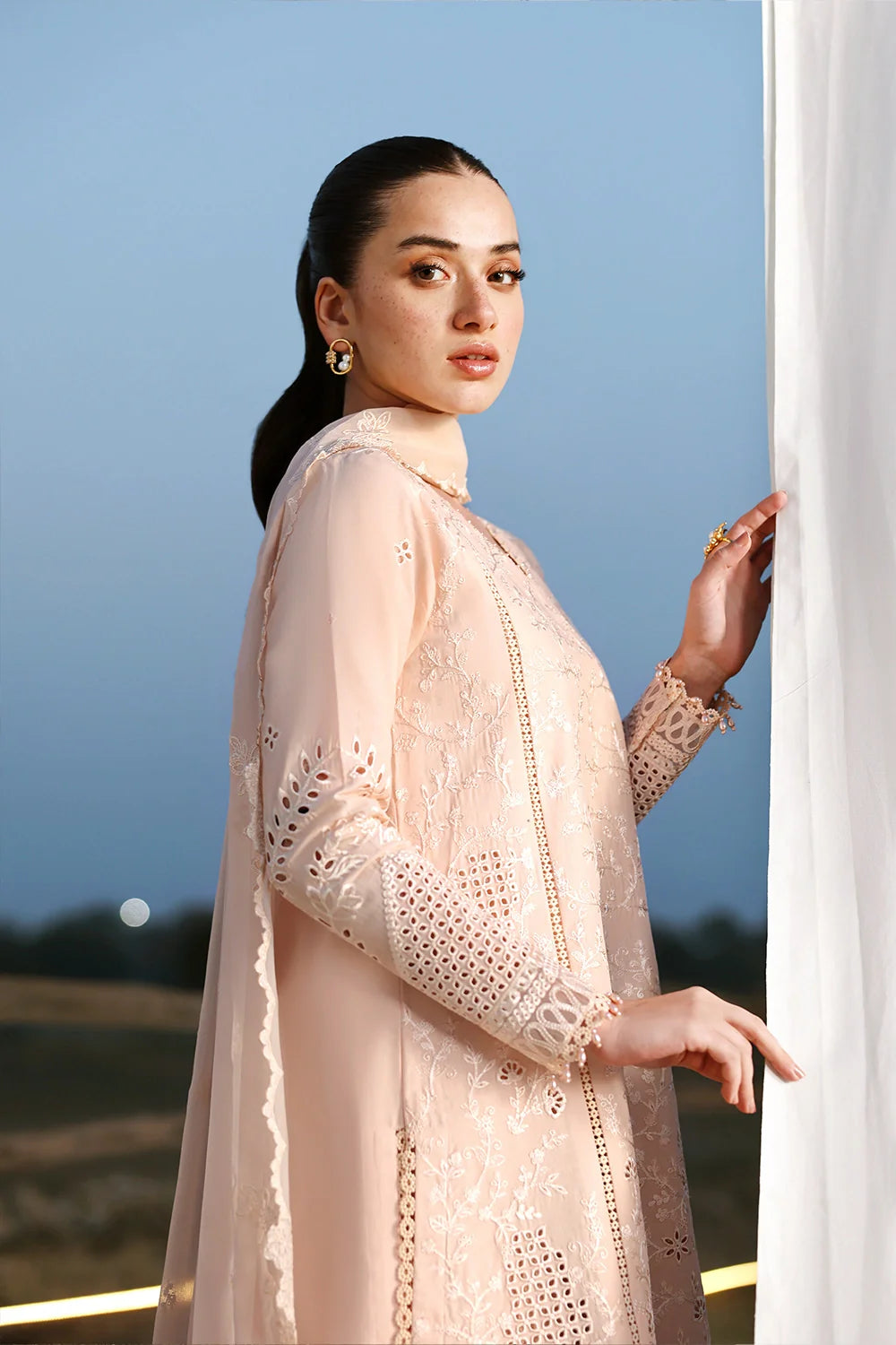 AZURE LUXURY LAWN EID PETALINE
