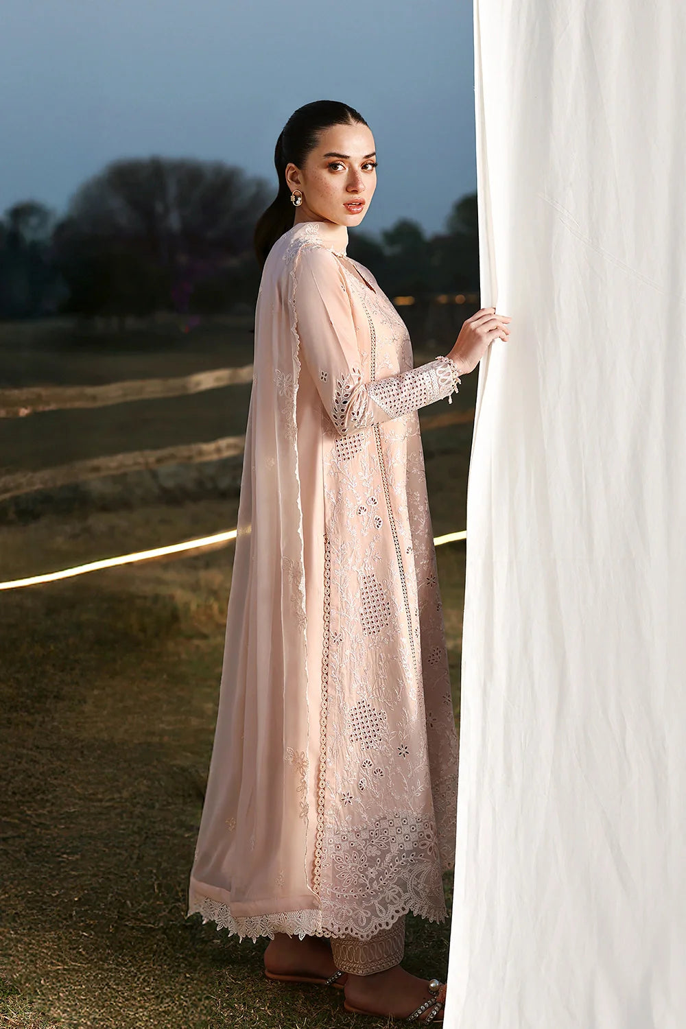 AZURE LUXURY LAWN EID PETALINE