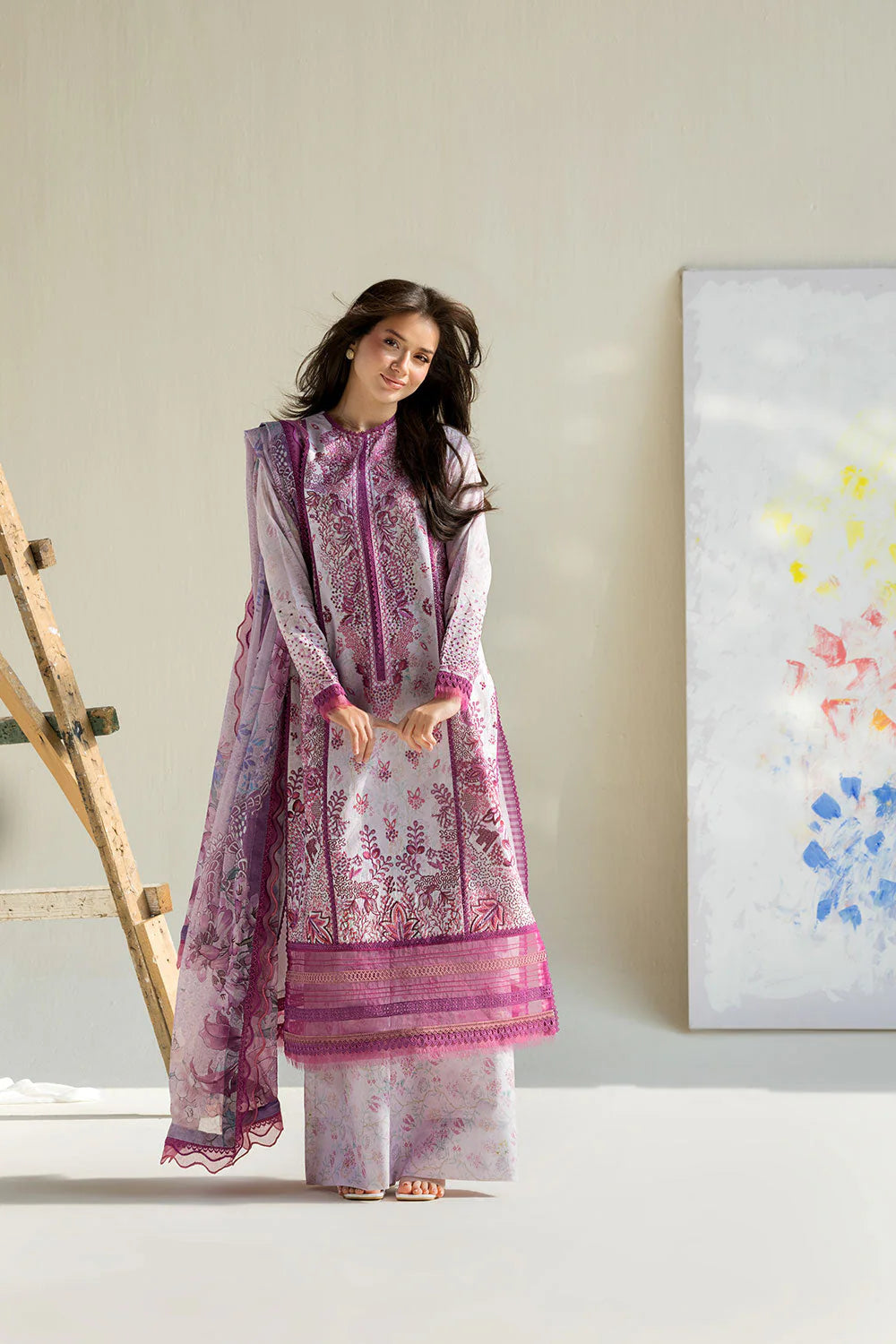 STITCHED BY CC SOBIA NAZIR VITAL LAWN VT26-5A 3PC