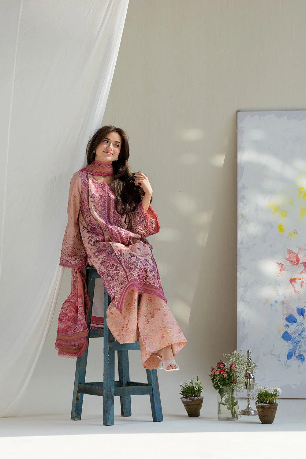 SOBIA NAZIR VITAL UNSTITCHED LAWN VT26-5B