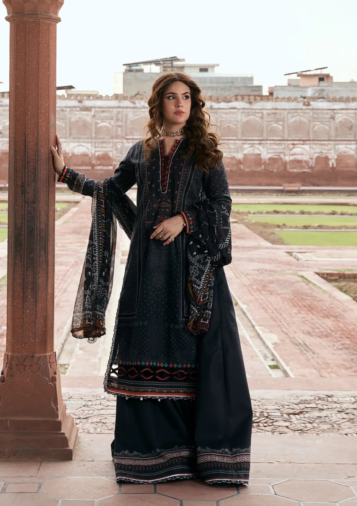 KAHF AANGAN PRINT CHIFFON KPS-5A