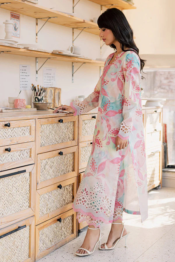 NUREH BALLERINA PRINTED CHIKANKARI NU2-194