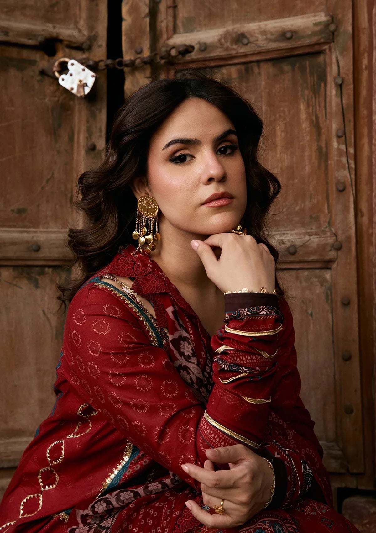 KAHF AANGAN PRINT CHIFFON KPS-1A