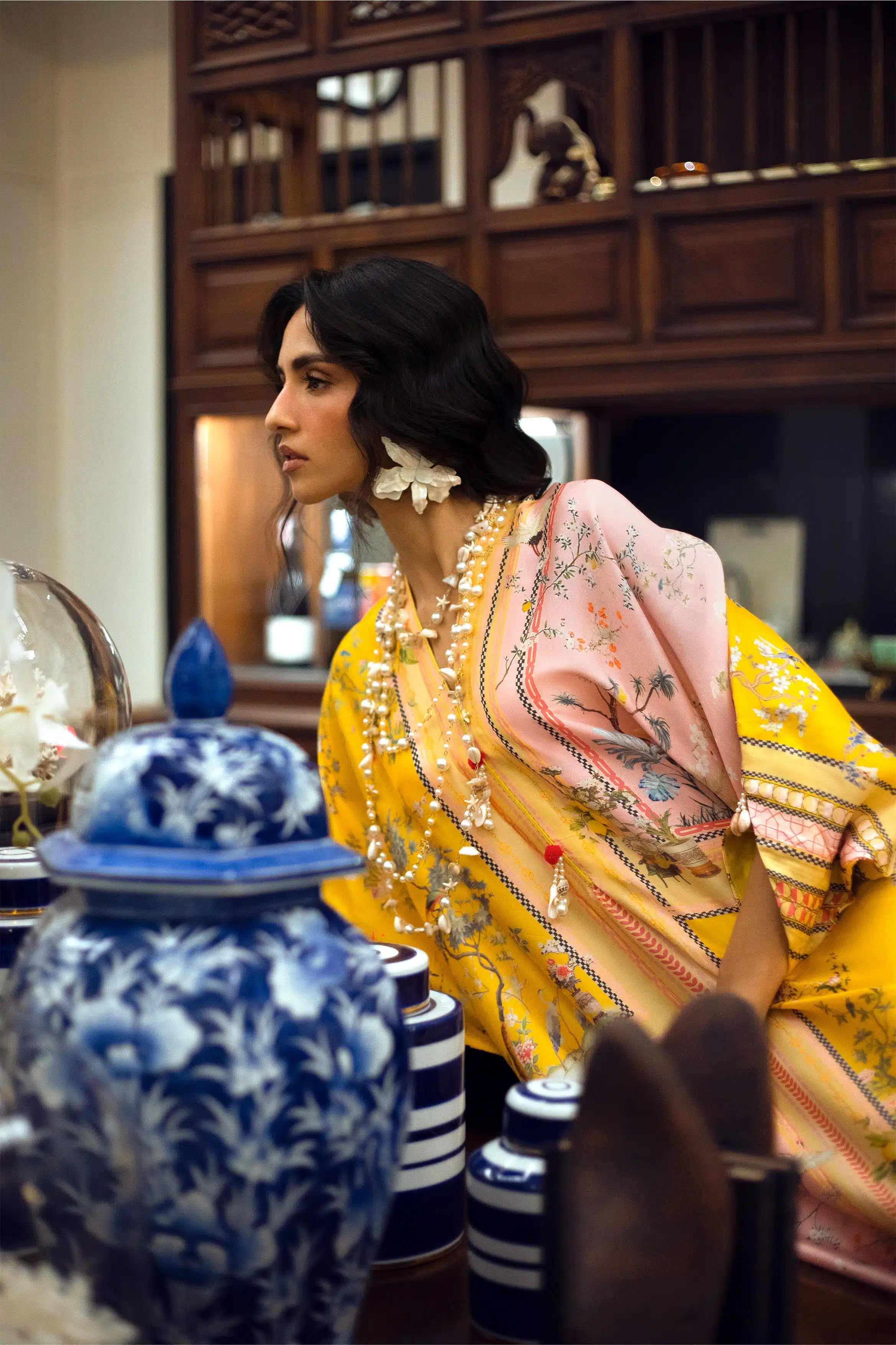 HIRA SARDAR PRINTED KAFTAN 1PC